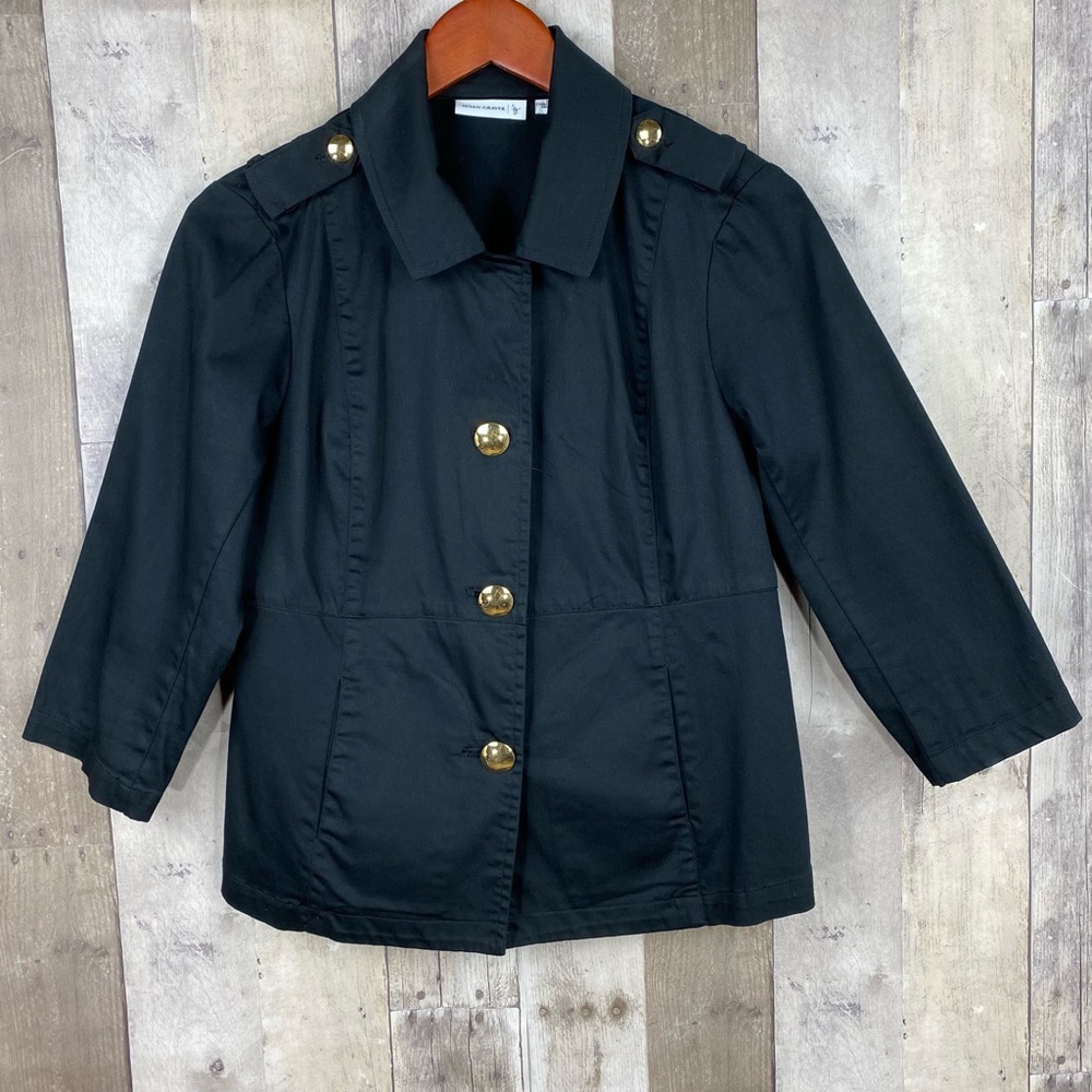 3/$25🛍️ Susan Graver Womens Button-Down Jacket